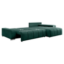 Univerzális ülőgarnitúra, smaragdzöld, VEZAN ROH