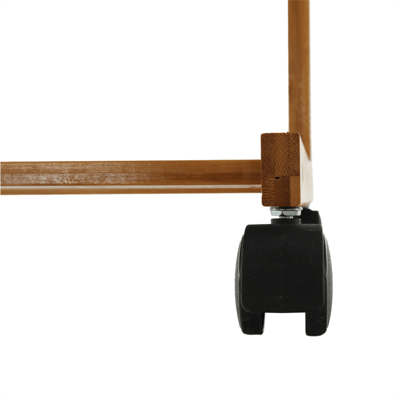 Kerekes akasztó, bambus, 60 cm széles, VIKIR TYP 1