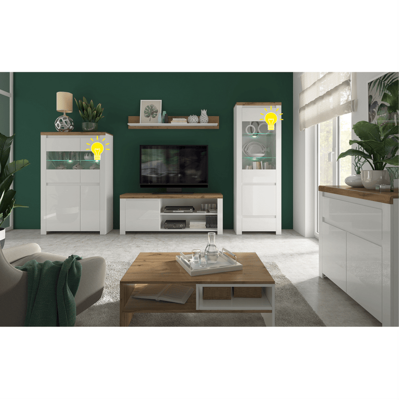 LED világítás, 2-pontos, fehér, LINDY/VILGO