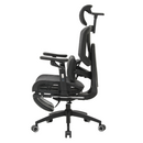 Irodai szék, sötétszürke/fekete, teherbírás 150 kg, VILMER