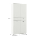 Cipősszekrény/állvány, fehér, VILOT