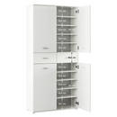 Cipősszekrény/állvány, fehér, VILOT