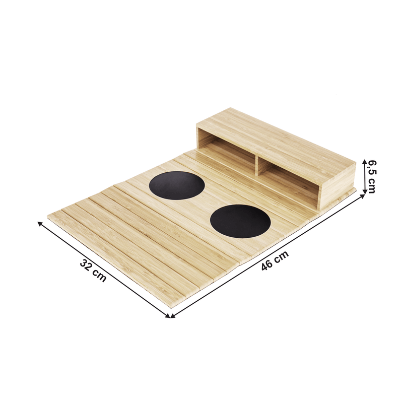 Kartámasz alátét, természetes bambusz, VISE