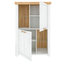 Vitrin C, tölgy craft arany/tölgy craft fehér, SUDBURY