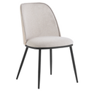 Étkezőszék, bézses barna/natúr fa/fekete, VUDIA