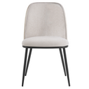 Étkezőszék, bézses barna/natúr fa/fekete, VUDIA