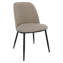 Étkezőszék, bézses barna/natúr fa/fekete, VUDIA