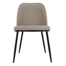 Étkezőszék, bézses barna/natúr fa/fekete, VUDIA