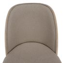 Étkezőszék, bézses barna/natúr fa/fekete, VUDIA