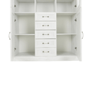 vitrines szekrény, északi sosna/vadtölgy, ROYAL W2D