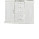 vitrines szekrény, északi sosna/vadtölgy, ROYAL W2D