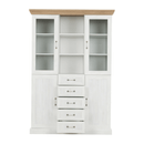 vitrines szekrény, északi sosna/vadtölgy, ROYAL W2D