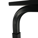 Állíthó számítógépasztal kerekekkel, fekete, WESTA