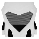 Irodai/gamer szék, fekete/fehér, YOKO