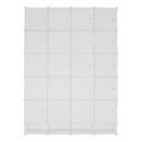 Moduláris multifunkciós szekrény, fehér, ZAFOD