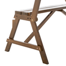 Kerti asztal/pad, 2 az 1-ben, barna, ZAGIR