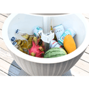 Kerti hűtőasztal, szürke, FABIR