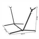 Kerti állvány függőágyhoz, fekete, OTAN NEW 3