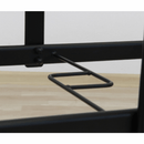 Étkezőasztal, edzett üveg/acél, 150x90 cm, PASTER