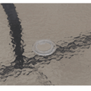 Étkezőasztal, edzett üveg/acél, 150x90 cm, PASTER