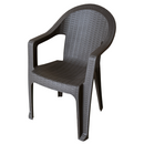 Kerti rakásolható szék, barna, ZAMA