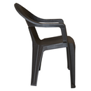 Kerti rakásolható szék, barna, ZAMA