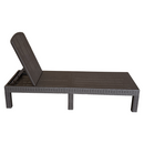 Kerti állítható nyugágy, barna, ZAMA