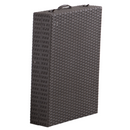 Kerti állítható nyugágy, barna, ZAMA