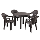 Kerti asztal, barna, ZAMA