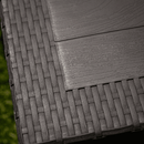 Kerti kisasztal rakásolható, barna, ZAMA