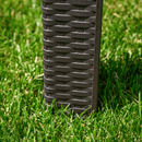 Kerti kisasztal rakásolható, barna, ZAMA