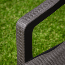 Kerti rakásolható szék, barna, ZAMA