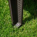 Kerti rakásolható szék, barna, ZAMA