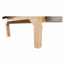 Fotel lábtartóval, világosszürke/természetes, ZANDER