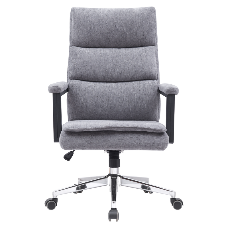 Irodai szék, szürke/króm, ZAVIER