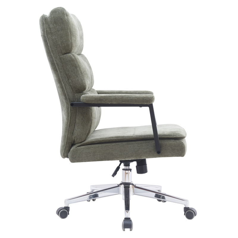 Irodai szék, zöld/króm, ZAVIER