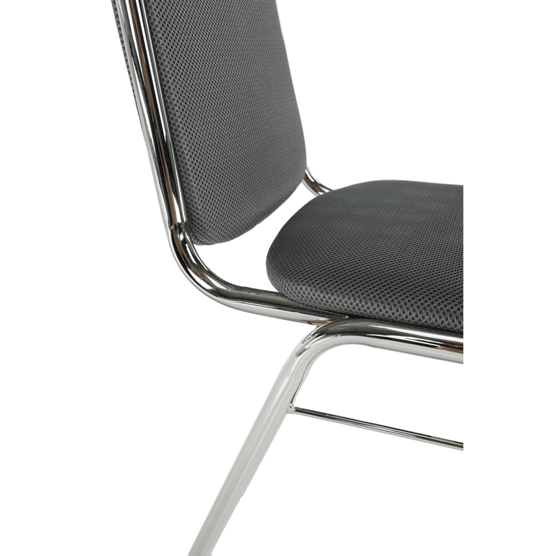 Szék tárgyalóterembe, szürke háló, ZEKI