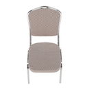 Rákásolható szék,  bézs/minta/króm, ZINA 3 NEW