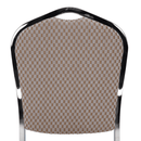 Rákásolható szék,  bézs/minta/króm, ZINA 3 NEW