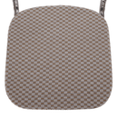 Rákásolható szék,  bézs/minta/króm, ZINA 3 NEW