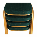 Rákásolható szék,  zöld/arany festés, ZINA 3 NEW