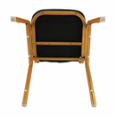 Rákásolható szék,  zöld/arany festés, ZINA 3 NEW