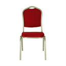 Egymásba rakható szék, bordó/champagne, ZINA 2 NEW