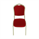 Egymásba rakható szék, bordó/champagne, ZINA 2 NEW