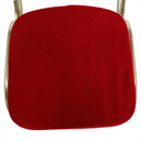 Egymásba rakható szék, bordó/champagne, ZINA 2 NEW