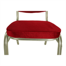 Egymásba rakható szék, bordó/champagne, ZINA 2 NEW