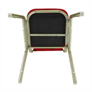 Egymásba rakható szék, bordó/champagne, ZINA 2 NEW