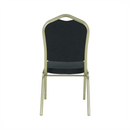 Egymásba rakható szék, szürke/champagne, ZINA 2 NEW