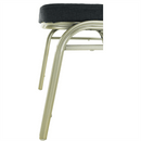 Egymásba rakható szék, szürke/champagne, ZINA 2 NEW