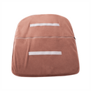 Dizájnos fotel, rózsaszínes barna Velvet anyag, ZIRKON